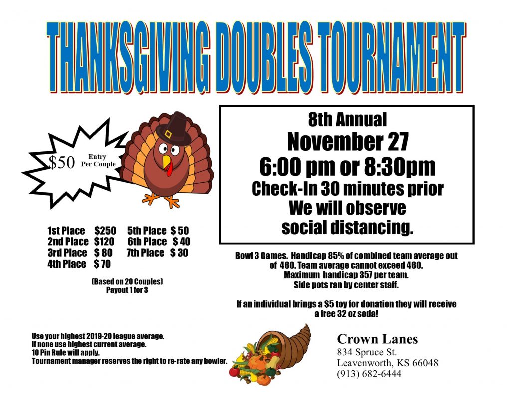 thanksgiving bowling tournament